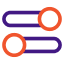 adjust - Flexible plans purple orange