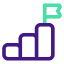 goals - Passion for success purple green