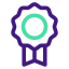 achievement - Results driven purple green