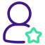 Banjo Digital Icon - Committed to Excellence - favorite lime purple