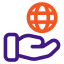 Banjo Digital Icon - Website Domains & Hosting - networking orange purple